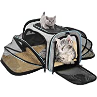 Los mejores  - OMORC Transportin Gato Perro- Bolsa de Transporte Transpirable para Mascotas- Estructura Sólida Fácil de Almacenamiento…